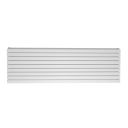 Perth White Double Horizontal Flat Panel Radiator 612x1200mm