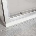 Fabio Chrome Sliding Shower Door