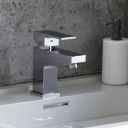 Nyland Chrome Basin Mixer Tap - lifestyle image 2