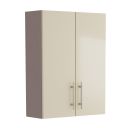 Surrey Mussel Gloss Double Door Fitted Furniture Cabinet 500mm