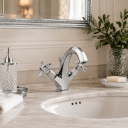 Luxurious Lifestyle image of the Adonis Chrome Basin Mono Tap & Waste