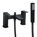 Zena Matt Black Bath Shower Mixer Tap