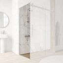 Solet Chrome Shower Side Panel