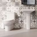 Veto Square Full Pedestal Basin room