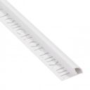 Tileasy Round 10mm PVC Tile Trim White