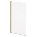 Moxby Brushed Gold Single Pivot Bath Screen