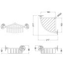 Burlington Deep Corner Basket