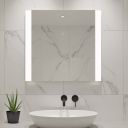 Neptune Illuminated LED Heated Bathroom Mirror 600x650mm