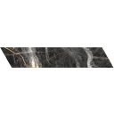 Salerno Black Matt Marble Chevron Tile 80x400mm