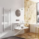 Neptune White Electric Heated Towel Rail 1200x500mm