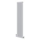 Upton White Double Vertical Column Radiator 1800x380mm