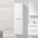 Erin Gloss White Wall Mounted Left Hand Tall Storage Cabinet