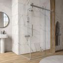 Solet Chrome Shower Side Panel