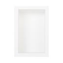 Vero White Single Shelf Recessed Shower Wall Panel Niche