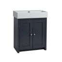 Tavistock Lansdown Dark Grey Floor Standing Vanity Unit with Basin 700mm