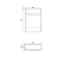 Erin Gloss White WC Unit