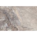 Full-face view of an Arans Grey 400x600mm tile featuring realistic stone mottling in cool grey and muted taupe tone