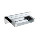 Akron Chrome Wall Mounted Waterfall Bath Spout