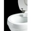 Burlington Traditional Rimless Close Coupled Toilet with Slimline Cistern & Ceramic Lever