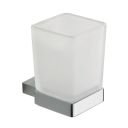 Cubic Chrome Toothbrush Holder
