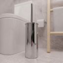 Round Chrome Toilet Brush