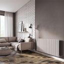Utah White Vertical Radiator - 600x1180mm