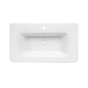 Ellis Royal Blue Wall Hung Vanity Unit with Ceramic Basin 800mm - Ceramic Basin View 1