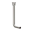 Brushed Nickel Low Level Toilet Pipe Pack