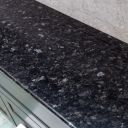 Surrey Fitted Furniture Solid Surface Night Black Worktop 1544mm