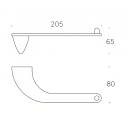Charvil Chrome Toilet Roll Holder