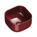 Verity Rubino Gloss Square Countertop Basin