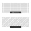 Metro White Ceramic Brick Tile 100x200mm