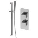 Liva Chrome Concealed Shower Valve & Slide Rail Pack