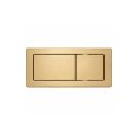 Esk Rectangular Push Button Brushed Gold