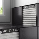 Tileasy Square 10mm Matt Black Tile Trim