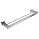 Vento Polished Chrome Double Towel Rail 600mm