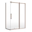 Ryland Brushed Bronze Shower Side Panel