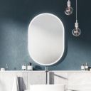Halle Oval Illuminated LED Heated Bathroom Mirror Lifestyle