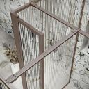 Amien Brushed Nickel Shower Screen T-Junction Support Bar Extension