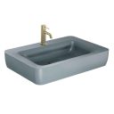 Micheli Matt Grey Wall Hung Basin 700mm