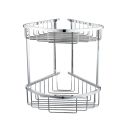 Chrome Double Corner Shower Basket