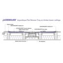 Jackoboard Aqua Drain System Vertical Outlet Spec Drawing Timber Ceiling 