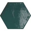Bergamo Blue Porcelain Hexagon Tile 150x130mm