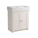 Tavistock Lansdown Linen White Floor Standing Vanity Unit with Basin 700mm