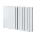 Perth White Double Vertical Flat Panel Radiator 600x952mm