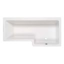 Carron Quantum Right Handed Carronite Shower Bath 1500x700mm