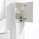 Erin Gloss White Wall Mounted Right Hand Tall Storage Cabinet