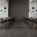 Straza Noir Matt Porcelain Tile 600x1200mm roomset