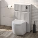 Wish Ribbed White WC Unit