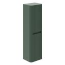 Wish Ribbed Green Wall Hung Tall Storage Cabinet